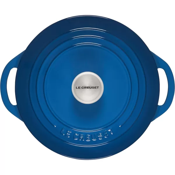 imageLe Creuset Enameled Cast Iron Shallow Round Oven 275 Qt FlameMarseille