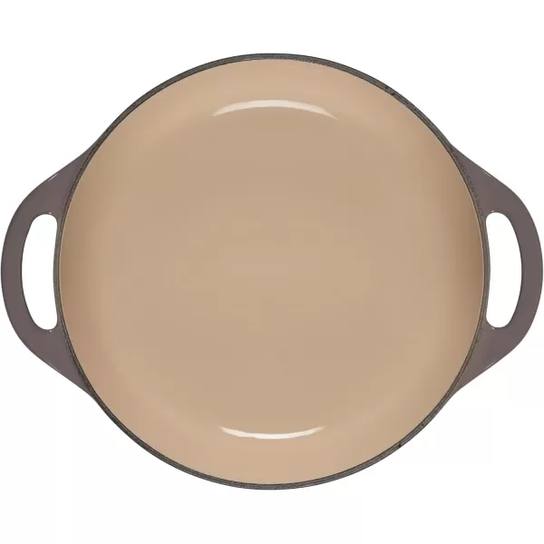 imageLe Creuset Enameled Cast Iron Shallow Round Oven 275 Qt FlameOyster