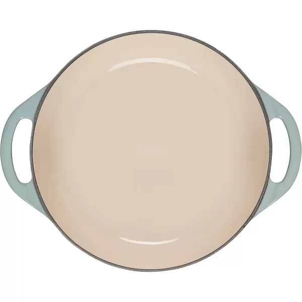 imageLe Creuset Enameled Cast Iron Shallow Round Oven 275 Qt FlameSea Salt