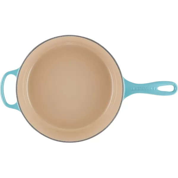 imageLe Creuset Enameled Cast Iron Signature Cassadou 375 qt WhiteCaribbean