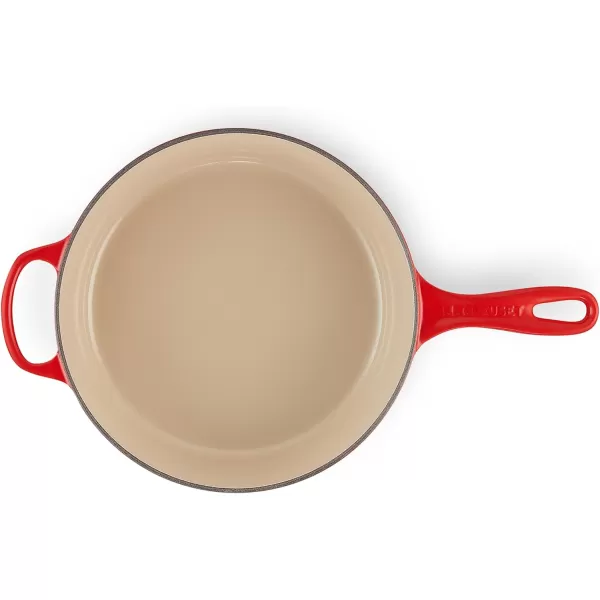 imageLe Creuset Enameled Cast Iron Signature Cassadou 375 qt WhiteCerise