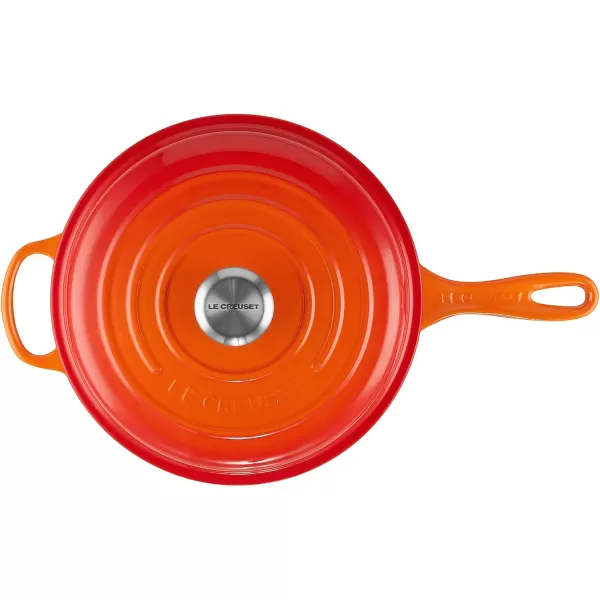 imageLe Creuset Enameled Cast Iron Signature Cassadou 375 qt WhiteFlame