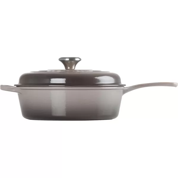 imageLe Creuset Enameled Cast Iron Signature Cassadou 375 qt WhiteOyster
