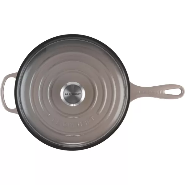 imageLe Creuset Enameled Cast Iron Signature Cassadou 375 qt WhiteOyster