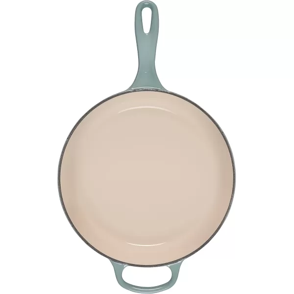 imageLe Creuset Enameled Cast Iron Signature Cassadou 375 qt WhiteSea Salt