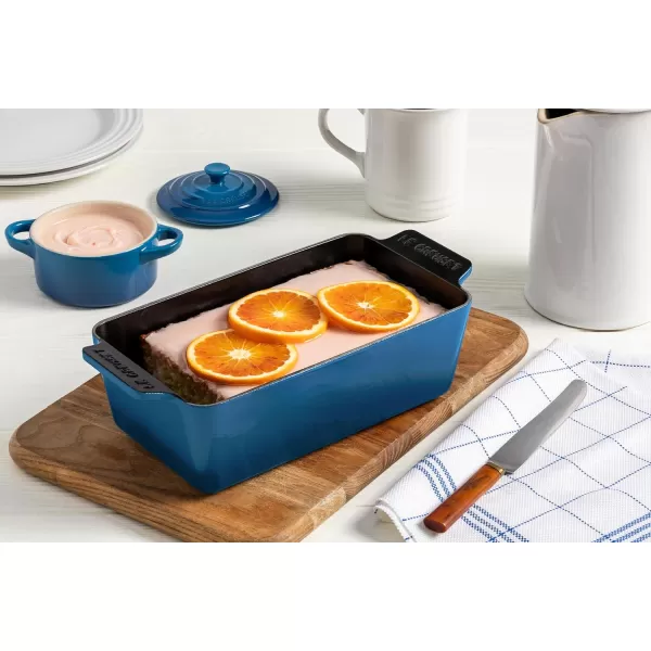 imageLe Creuset Enameled Cast Iron Signature Loaf Pan 2qt MeringueArtichaut