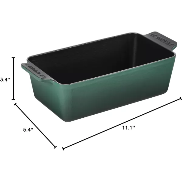 imageLe Creuset Enameled Cast Iron Signature Loaf Pan 2qt MeringueArtichaut