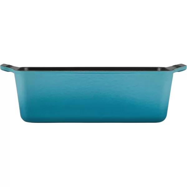 imageLe Creuset Enameled Cast Iron Signature Loaf Pan 2qt MeringueCaribbean