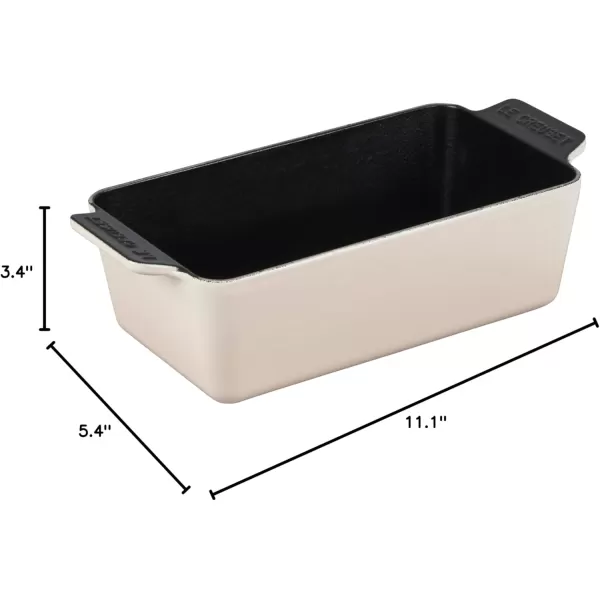 imageLe Creuset Enameled Cast Iron Signature Loaf Pan 2qt MeringueMeringue