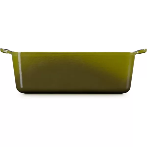 imageLe Creuset Enameled Cast Iron Signature Loaf Pan 2qt MeringueOlive