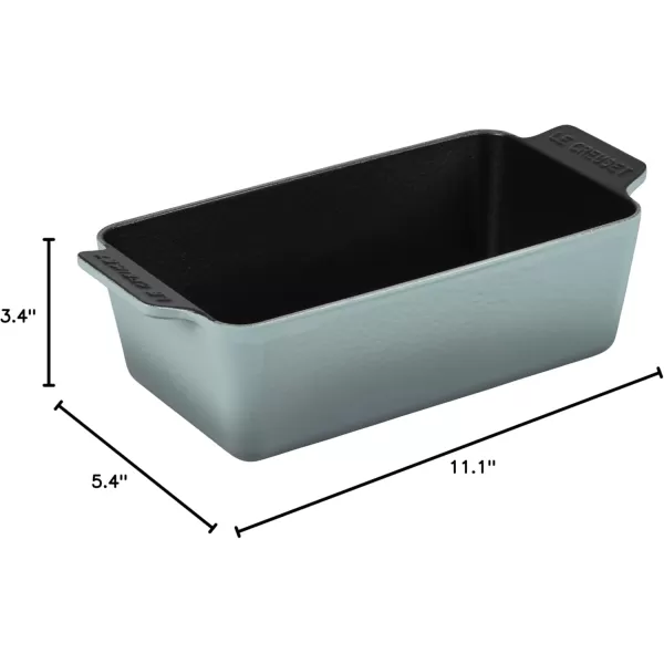 imageLe Creuset Enameled Cast Iron Signature Loaf Pan 2qt MeringueSea Salt