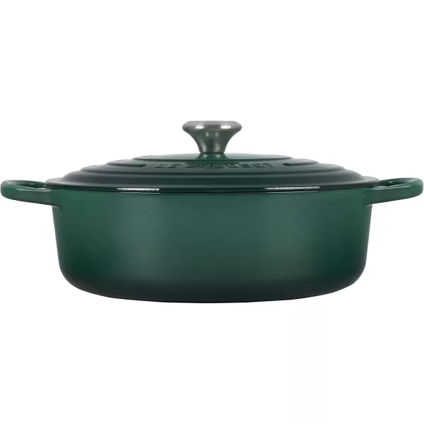 imageLe Creuset Enameled Cast Iron Signature Round Wide Dutch Oven 675 qt CeriseArtichaut