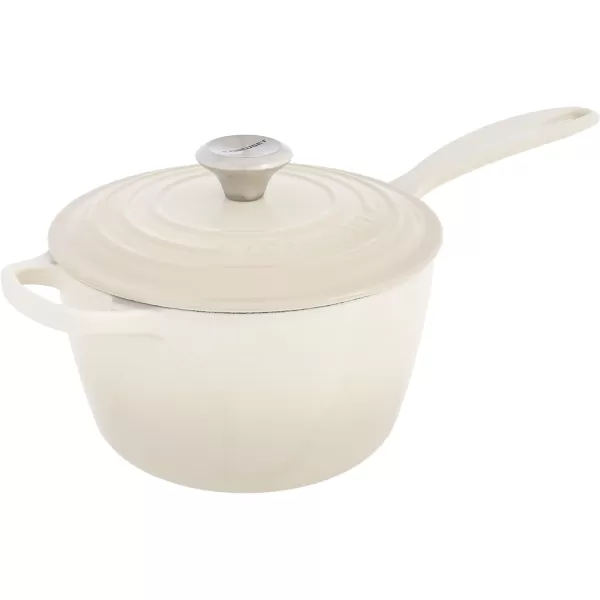 imageLe Creuset Enameled Cast Iron Signature Saucepan 175 qt WhiteMeringue