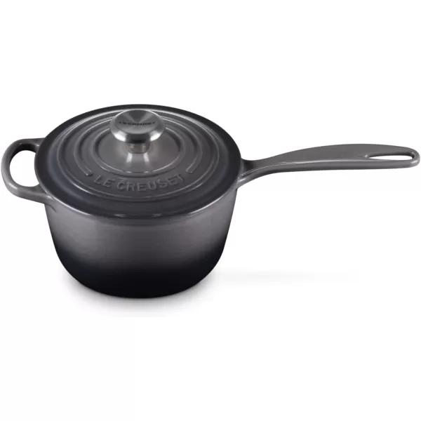 imageLe Creuset Enameled Cast Iron Signature Saucepan 175 qt WhiteOyster