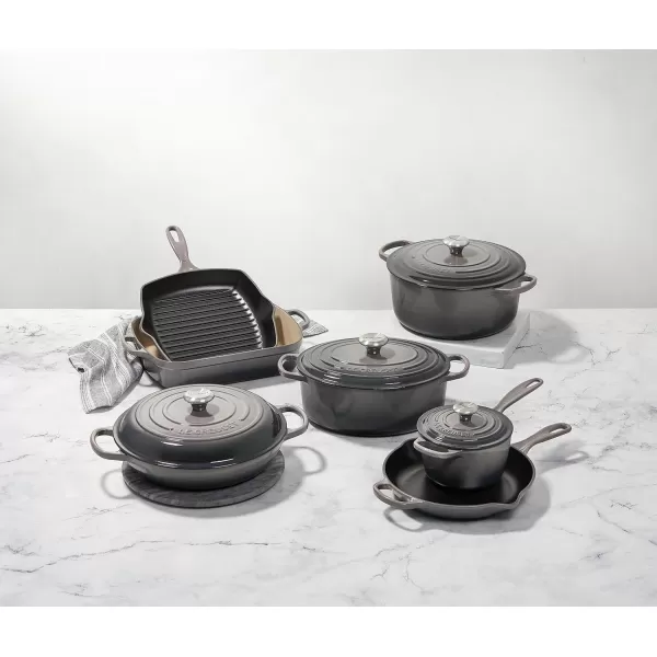 imageLe Creuset Enameled Cast Iron Signature Saucepan 175 qt WhiteOyster