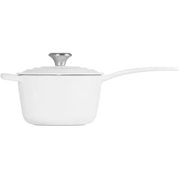 imageLe Creuset Enameled Cast Iron Signature Saucepan 175 qt WhiteWhite