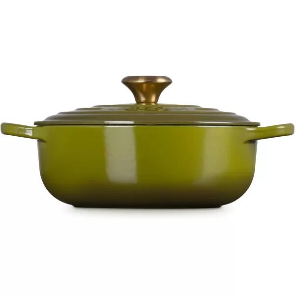 imageLe Creuset Enameled Cast Iron Signature Sauteuse Oven 35 qt MarseilleOlive