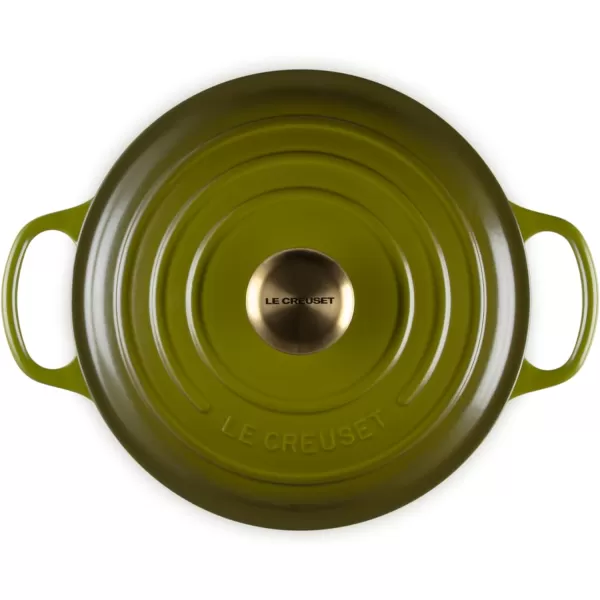 imageLe Creuset Enameled Cast Iron Signature Sauteuse Oven 35 qt MarseilleOlive