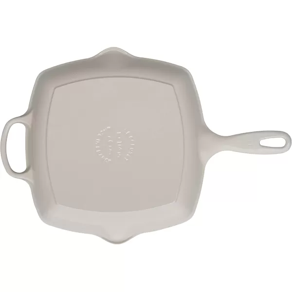 imageLe Creuset Enameled Cast Iron Signature Square Skillet Grill 95quot CeriseMeringue