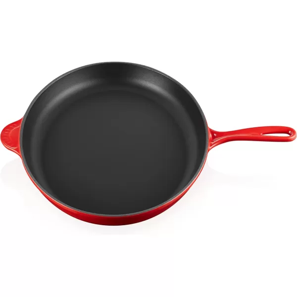 imageLe Creuset Enameled CastIron 1575 Inch Oval Skillet FlameCherry Red