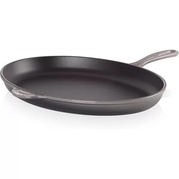 imageLe Creuset Enameled CastIron 1575 Inch Oval Skillet FlameOyster