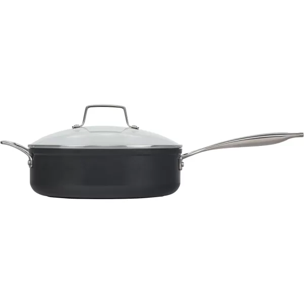 imageLe Creuset Essential Nonstick Ceramic Saut Pan with Glass Lid 4  qt