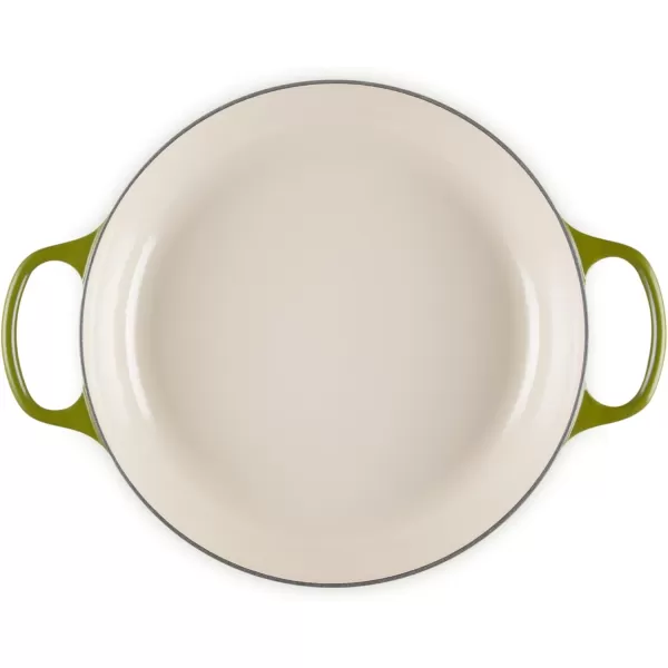 imageLe Creuset Olive Branch Collection Cast Iron Signature Round Braiser 35 Qt OliveOlive