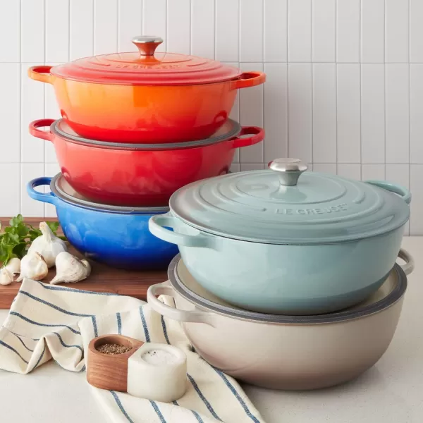 imageLe Creuset Signature Cast Iron Chefs Oven 75qt CeriseCerise