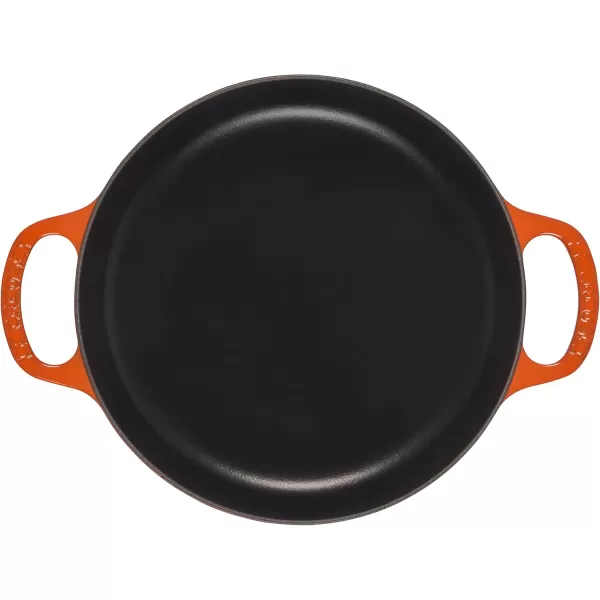 imageLe Creuset Signature Cast Iron Everyday Pan 11quot Sea SaltFlame
