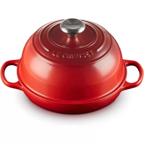 imageLe Creuset Enameled Cast Iron Bread Oven Sea SaltCerise