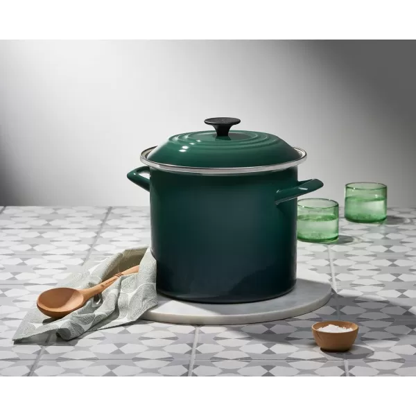 imageLe Creuset Enamel On Steel Stockpot 16 qt CeriseArtichaut