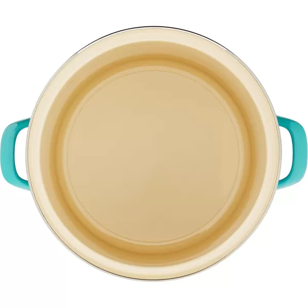 imageLe Creuset Enamel On Steel Stockpot 16 qt CeriseCaribbean