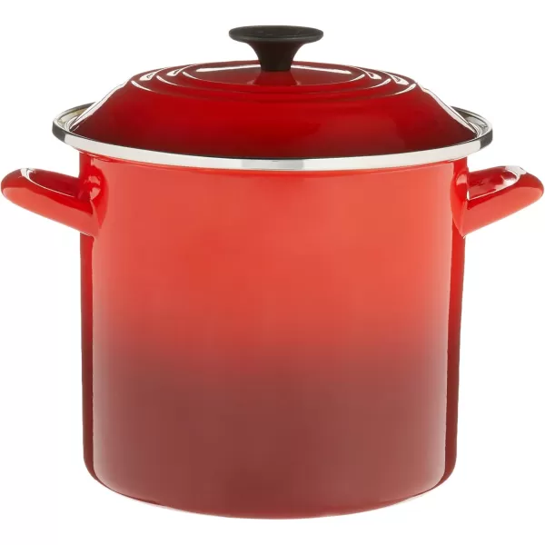 imageLe Creuset Enamel On Steel Stockpot 16 qt CeriseCerise