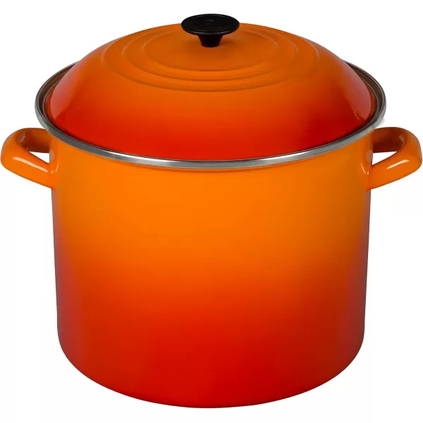 imageLe Creuset Enamel On Steel Stockpot 16 qt CeriseFlame