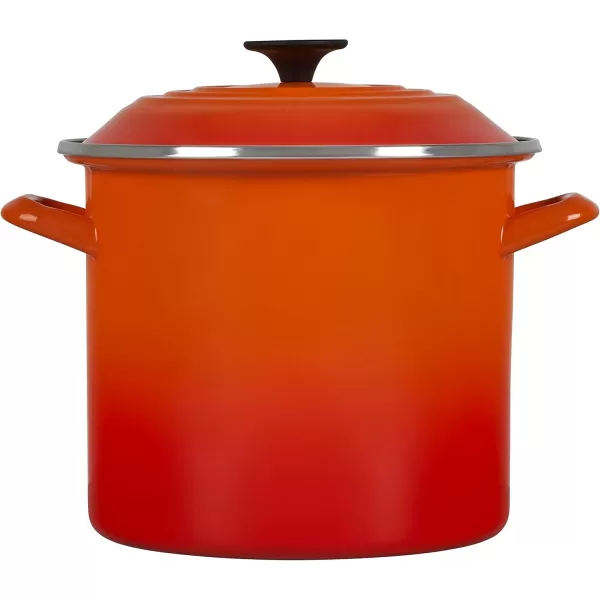 imageLe Creuset Enamel On Steel Stockpot 16 qt CeriseFlame