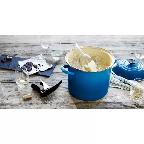 imageLe Creuset Enamel On Steel Stockpot 16 qt CeriseMarseille