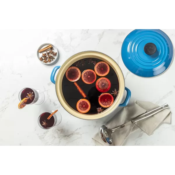 imageLe Creuset Enamel On Steel Stockpot 16 qt CeriseMarseille
