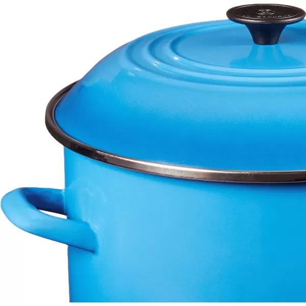 imageLe Creuset Enamel On Steel Stockpot 16 qt CeriseMarseille
