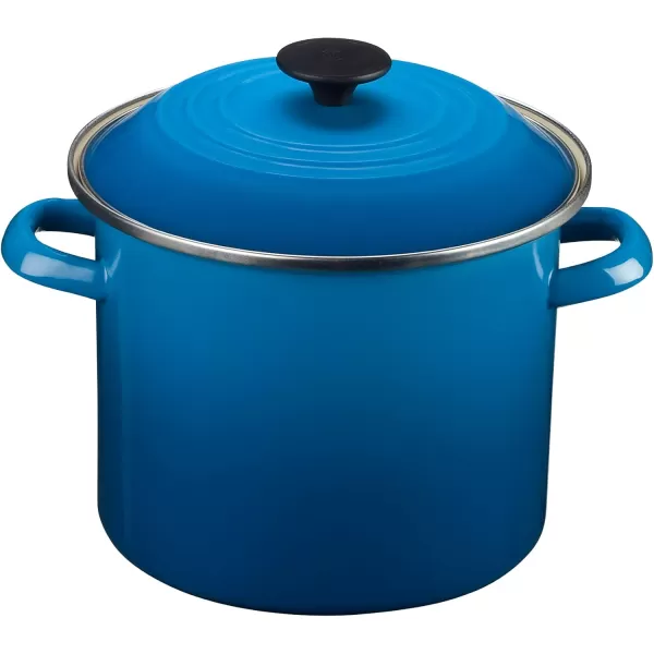 imageLe Creuset Enamel On Steel Stockpot 16 qt CeriseMarseille