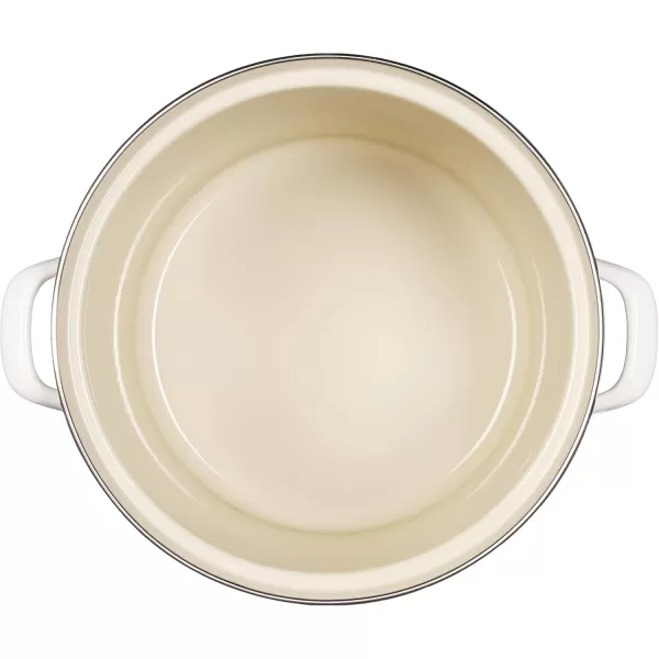 imageLe Creuset Enamel On Steel Stockpot 16 qt CeriseWhite
