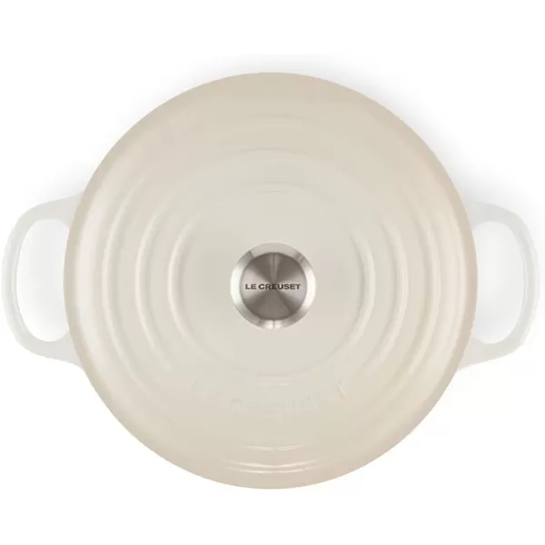 imageLe Creuset Enameled Cast Iron Signature Round Dutch Oven 35 qt  Meringue