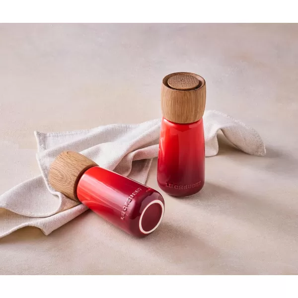 imageLe Creuset Stoneware Alpine Pepper Mill 7quot LicoriceCerise