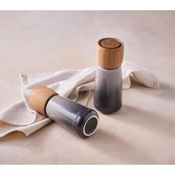 imageLe Creuset Stoneware Alpine Pepper Mill 7quot LicoriceOyster