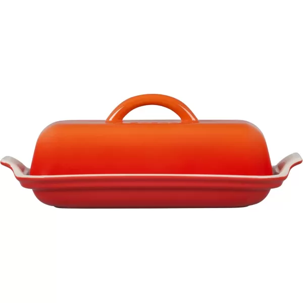 imageLe Creuset Stoneware Heritage Butter Dish WhiteFlame