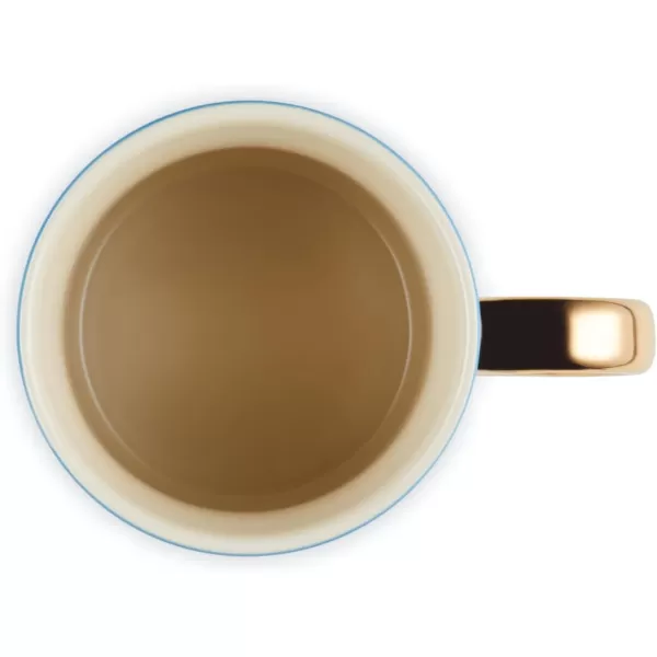 imageLe Creuset Vancouver Mug with Gold Metallic Handle 14 oz Sea SaltMarseille