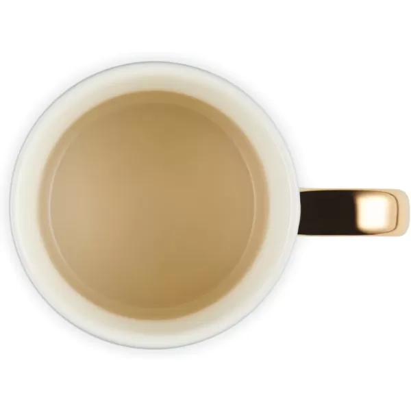 imageLe Creuset Vancouver Mug with Gold Metallic Handle 14 oz Sea SaltSea Salt
