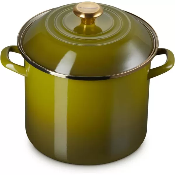 imageLe Creuset Enamel On Steel Stockpot 16 qt CeriseOlive