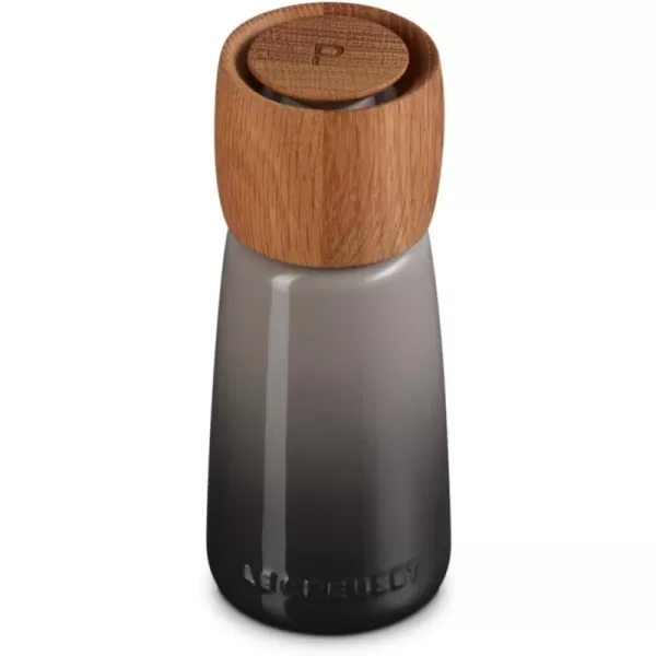 imageLe Creuset Stoneware Alpine Pepper Mill 7quot LicoriceOyster
