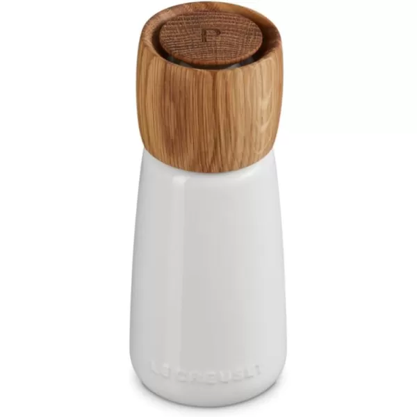 imageLe Creuset Stoneware Alpine Pepper Mill 7quot LicoriceWhite