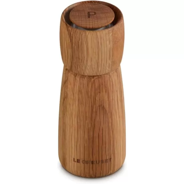 imageLe Creuset Stoneware Alpine Pepper Mill 7quot LicoriceWhite Oak